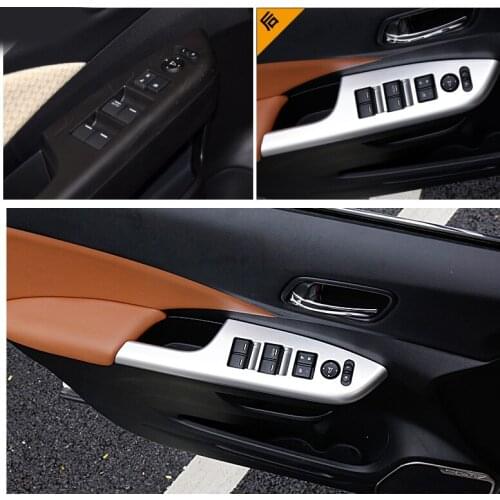 Matt style! For Honda CRV CR-V 2012-2015 ABS Window Lift Switch Button Cover Trim 4Pcs