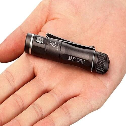 JETBEAM E01R 138 Lumen 3 Modes Mini Keychain Flashlight