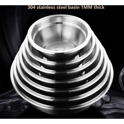 Stainless Steel Mixing Bowls (Set of 7) Non Slip Nesting Whisking Bowls Set Mixing Bowls For Salad Cooking Baking