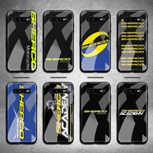 Fashion Sherco Motorcycle Phone Case Tempered Glass For Samsung S20 Plus S7 S8 S9 S10 Plus Note 8 9 10 Plus