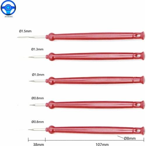 5pcs/set Car Electrical Wiring Crimp Connector Release Kit Terminal Removal Tool Pin Terminal Cable Wire Dismount Tool Kit