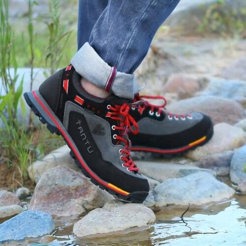New Hot Style Men Hiking Shoes Men Winter Outdoor Walking Jogging Shoes Mountain Sport Boots Climbing Sneakers Free Shipping