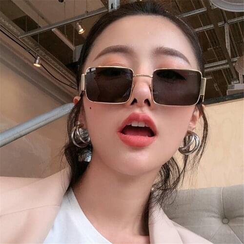 Women Classic Retro Sunglasses Small HD Lens Lady Luxury Steampunk Metal Sun Glasses Vintage Mirror Oculos De Sol Feminino UV400