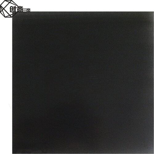 Black Carbon Silicon Crystal Glass Platform Build Hotbed Glass Platform 235 * 235 * 3MM for Ender-3 / Ender-5 3D Printer