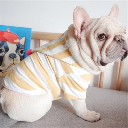 Summer French Bulldog Clothes Hoodies Poodle Bichon Schnauzer Pug Clothing Shirt Welsh Corgi Shiba Inu Dog Costume Dropshipping