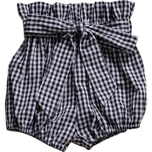 Baby Infants Summer Big Bow Short Ruffle Pants Casual Cotton PP Shorts for Kids Girls Beach Short Sports toddler bell bottoms