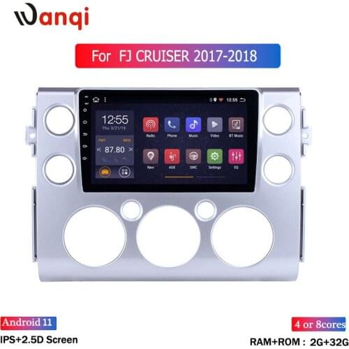2G RAM 32G ROM 9 inch Android 8.1 Radio GPS Navigation System for 2017-2018 Toyota FJ CRUISER support steering wheel control