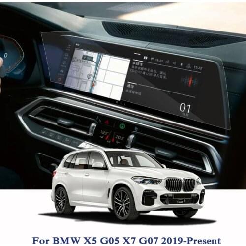 For BMW X5 G05 X7 G07 2019-Present GPS Navigation Screen Glass Protective Film Dashboard Display Film Internal Car Accessories
