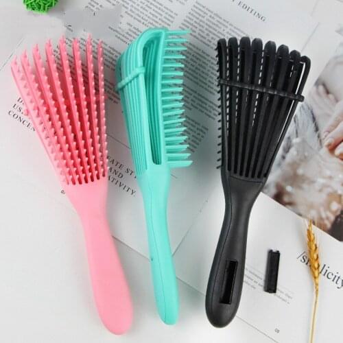 Women Massage Detangling Hair Brush Scalp Massage Hair Comb Detangling Brush for Curly Hair Brush Wet Curly Hairbrush