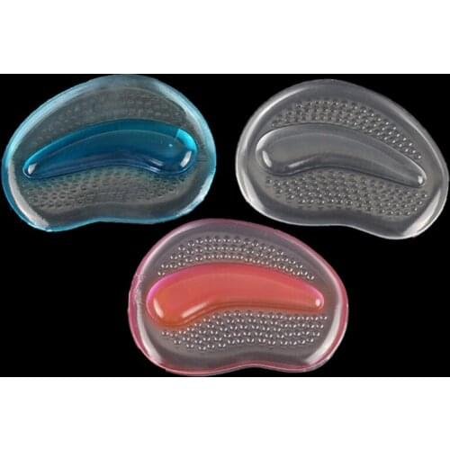 1Pair Gel Silicone Forefoot Pads Insoles Inserts Massager Anti-Slip Pain Relief LX9F