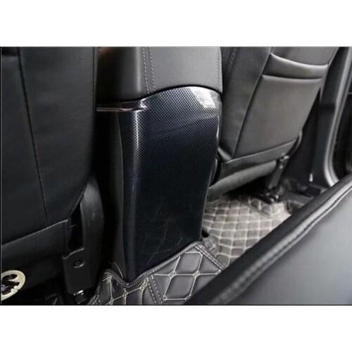 For Nissan Qashqai 2016-2017 1PC ABS Chrome Car Central Armrest Box Rear Panel Anti Kick Cover Trims Car Styling