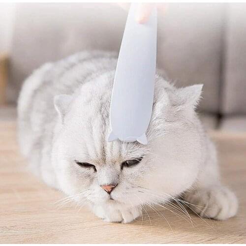 2pcs Dual Color Cat Tongue Grooming Comb Brush Cat Lick Brush Cat Clean Massage Grooming Tool for Long Or Short Hair HFing