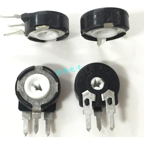 5PCS/LOT Imported original PIHER Spain potentiometer, PT10-50K vertical adjustable resistance arrow hole