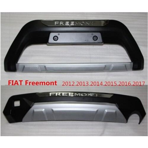 Auto BUMPER GUARD For FIAT Freemont 2012.2013.2014.2015.2016.2017 High Quality ABS Guard Plate Front+Rear Car Accessories