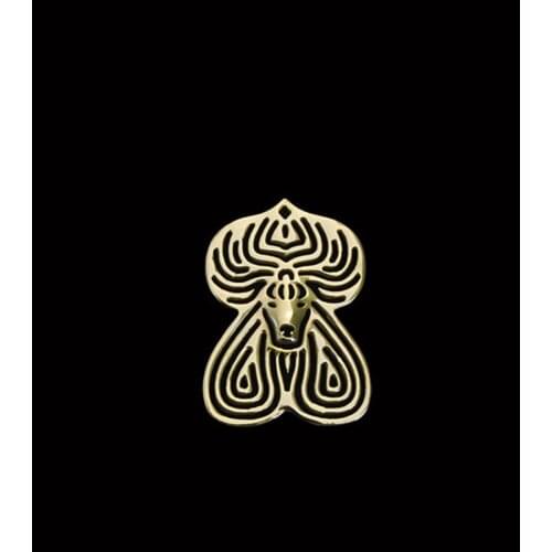 Women and Men Lapel Pin Poodle Brooch Trendy Gold And Silver-plated