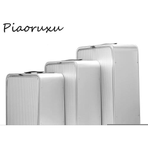 20"24"inch 100% Aluminum Alloy Business Travel Malas de viagem com rodinhas TSA Lock Cabin Trolley Suitcase Carry on Luggage