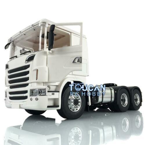 Hercules R730 SCA Cabin 1/14 RC LESU Metal 6*6 Chassis Motor Tractor Trcuk