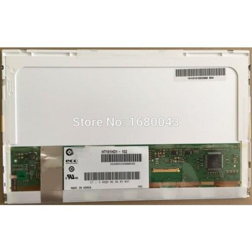 HT101HD1-102 fit CLAA101WA01A CLAA101WA01 LTN101AT03 LP101WH1 TLB4 Laptop LCD Screen 1366*768 Right Side Connector