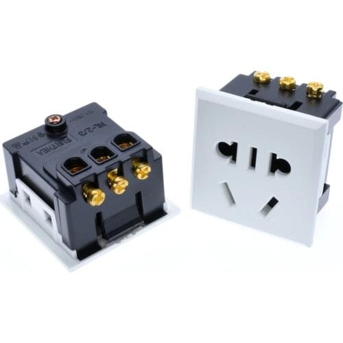 2 PCS multi-fonctionnelle sortie 3 broches Elcectrical 250 V 10A US EU AU universal AC prise d'alimentation