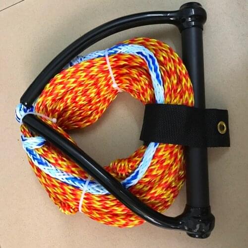Water Ski Wakeboard Rope with Handle Grip for Leash Knee Boarding Waterski 1000kg 23 Meters 10mm Safety Surfing Euquipment
