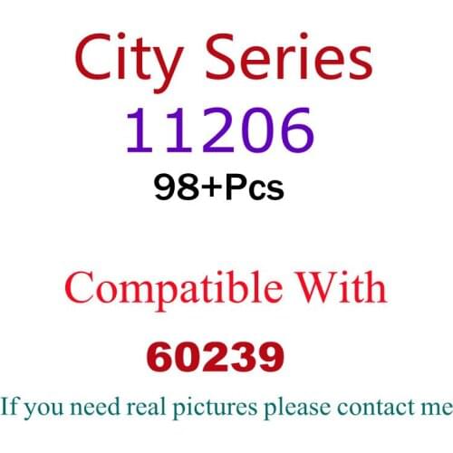 98Pcs 11206 Building Block Toy City Series 60239 Assembled Building Block Childrens Toy Gifts