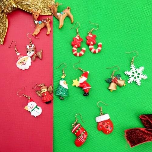 Hot Christmas Cartoon Stud Earrings Child Girl Child Fruit Elk Christmas Gift Child Earrings Fashion Jewelry New