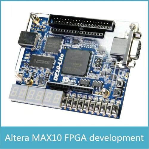 Free shipping Altera MAX10 10M50 CPLD Development Board Altera DE10-lite with 64MB SDRAM with Arduino R3 Connector USB Blaster