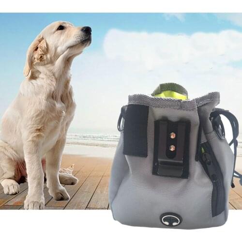 Multifunction Detachable Pet Dog Training Treat Bags Portable Pet Feed High Quality Pocket Pouch Puppy Snack Reward Waist Bag