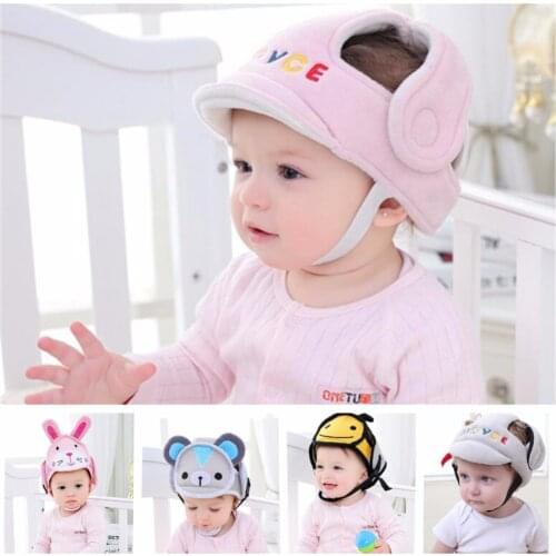 Baby Infant Head Protection Soft Hat Helmet Anti-collision Security Safety Helmet Sport baby play protective cotton caps 20% off