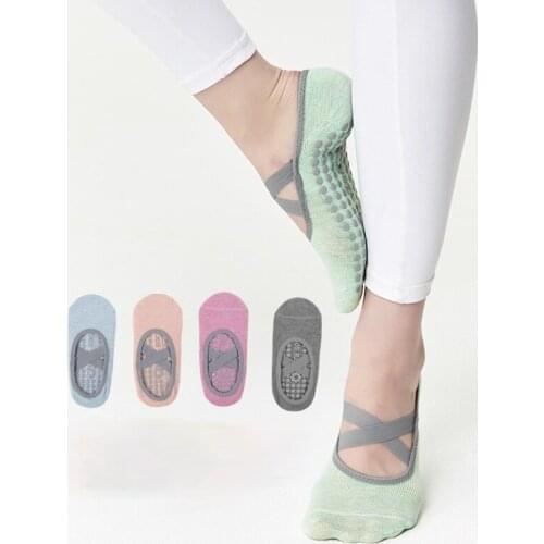 Pure Cotton Dot Silicone Non-slip Women High Quality Pilates Socks Breathable Yoga Socks Ballet Dance Sports Socks for Fitness