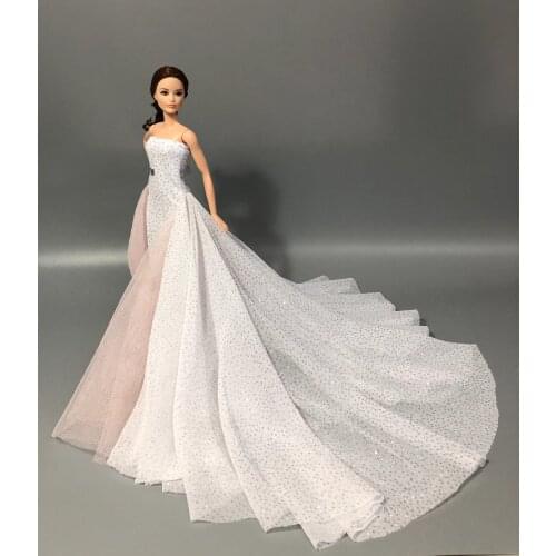 The original for barbie dress barbie doll clothes wedding dress quality goods fashion skirt princess dress doll accessories