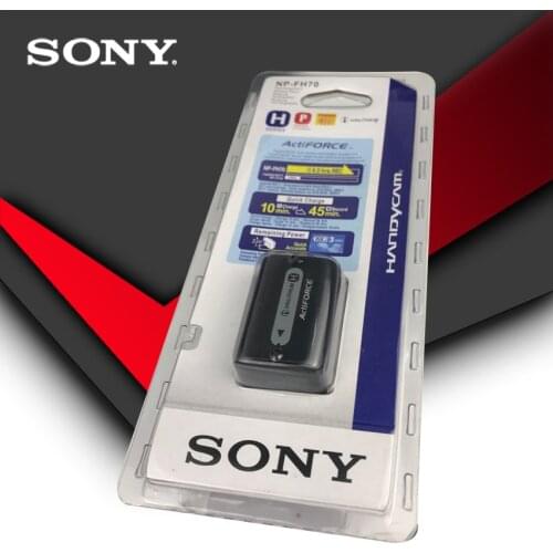 Sony Original NP-FH70 NP-FH70 Digital camera Battery NPFH70 NP-FH60 DCR-DVD650 HC52 SX40 lithium batteries