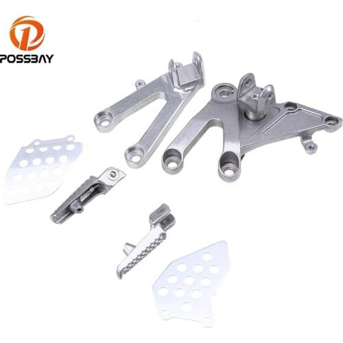 POSSBAY Hight Quality Motorbike Foot Rests Motorcycle Footrestss Durable for Honda CBR600RR 2003 ~ 2006 Scooter Rest Pedal