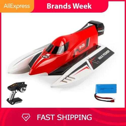 RC Boat WL915 2.4Ghz Machine Radio Controlled Speed Boat Brushless Motor High Speed 45km/h Racing RC Boat Toys For Kids