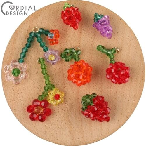 Cordial Design 50Pcs Jewelry Accessories/Hand Made/Crystal Beads Charms/DIY Decoration/Jewelry Findings & Components/Pendant