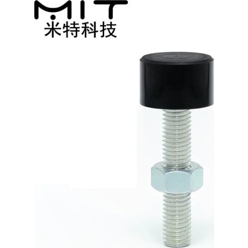 Inner Hexagon Head UNAH Stopper Bolt Knob Plunger Set Screw with Polyurethane Handle