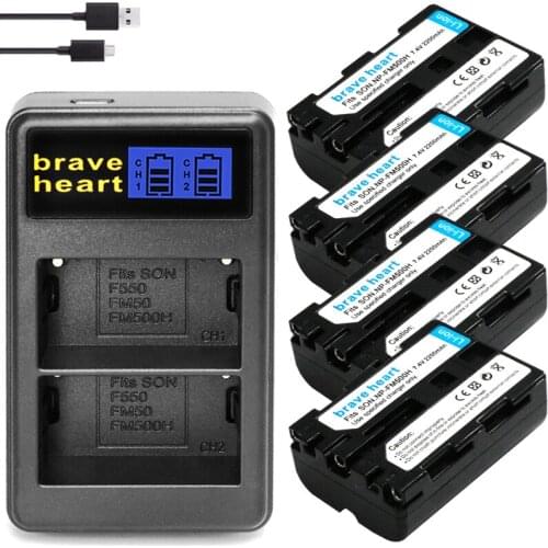 LCD DUAL charger + batterie NP-FM500H NP FM500H battery for Sony A200 A350 A700 A900 A300 A550 A560 A580 SLT-A57 a58 camera