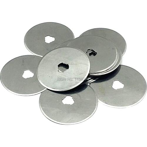 1/5/10/20pcs 45mm Rotary Blades Cutters Fabric Paper Circular Cut Patchwork Craft Rotary Cutter Refill Replacement Spare Blades