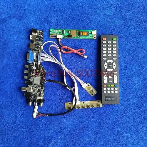 1280*800 fit LTD154EX0C/LTD154EX0V/LTD154LX0S/LT141DEVEP00 DVB digital drive board kit LVDS 30-Pin 1CCFL screen USB+VGA+AV