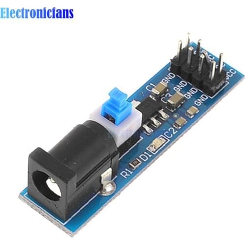 2PCS AMS1117 5V AMS1117-5v Power Supply Module Output Voltage Interface DC jack Hot Selling