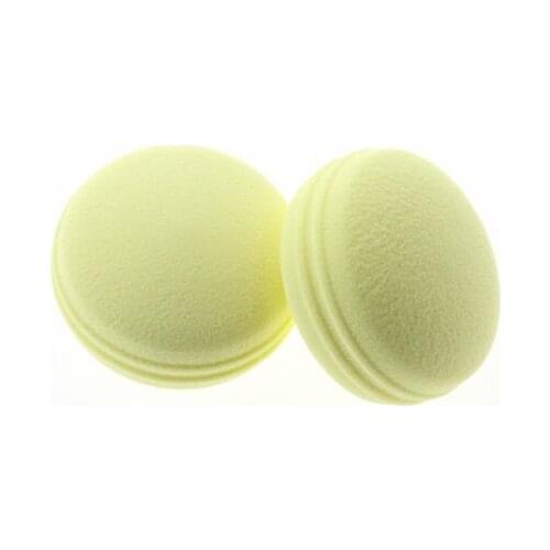 2Pcs/Set 5*3cm Women Girls Face Beauty Tool Hamburger Shape Makeup Powder Puff Blending Make Up Cosmetic Foundation Sponge