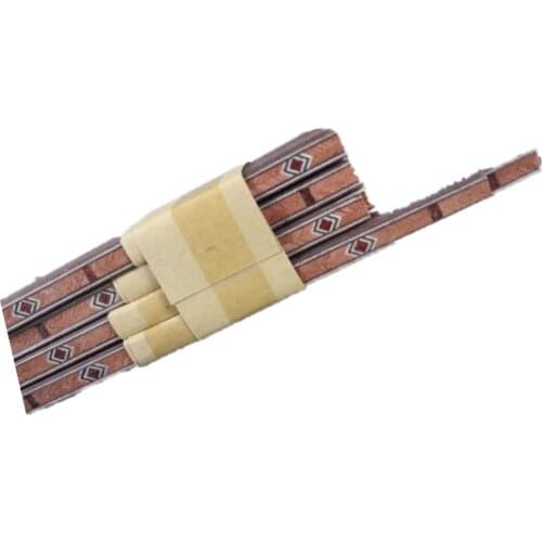 40STRIPS LUTHIER FIGURED BINDING C-66,Measures 6mm x 1.0mm thick and 640mm long