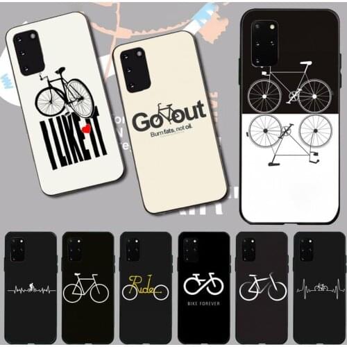 Bike sport love Bicycles freedom Phone Case For Samsung A32 A51 A52 A71 A50 A12 A21S S10 S20 S21 Plus Fe Ultra