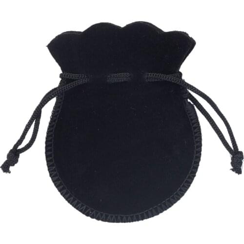Black Vase Flannelette Bag 9cm X 7.5cm 2pcs Fashionable New Style Cloth Bag Storage To Prevent Dust Hot Sale