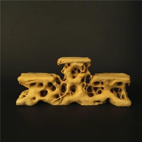 Wood Pedestal vintage home decor art works Collection model Pedestal Base stand Boxwood artesanato craft home decoration