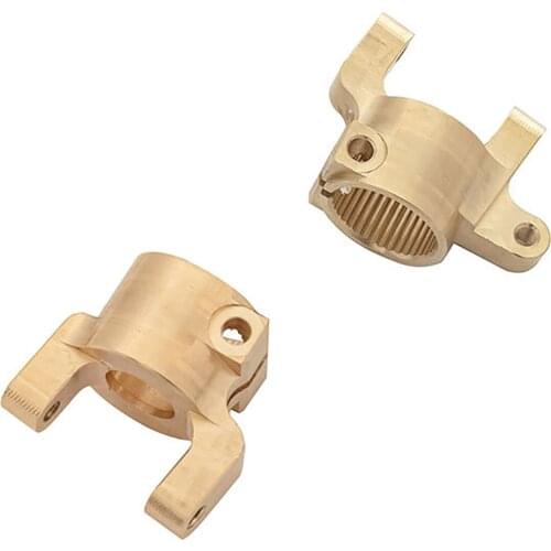 For Axial SCX10 II 90046 90047 1/10 RC Crawler Car Parts for Steering Front C Seat Brass Counterweight C Mount