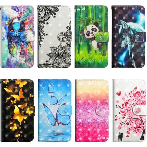 For Motorola E4 E4 Plus EU Version Case 3D Painting Flip Case For E4 US Version G5 Cover PU Wallet Leather Case Protective Cover