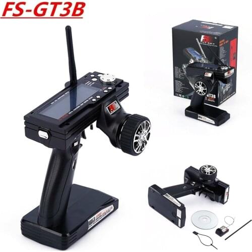 Flysky FS GT3B FS-GT3B 2.4G 3CH Gun RC System remote control transmitter with FS-GR3E Receiver For RC Car Boat 2021 NEW