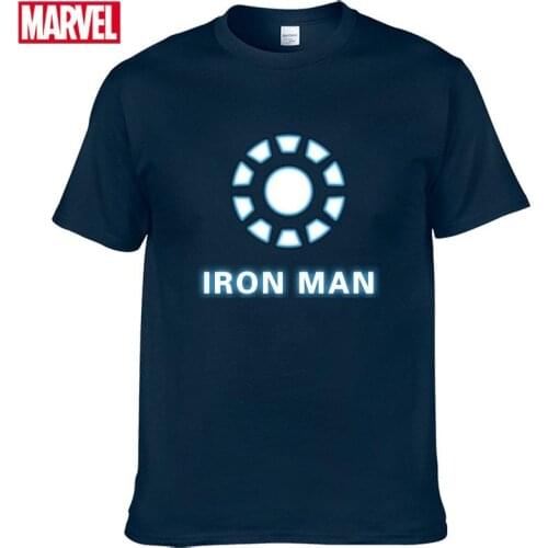 Marvel The Avengers Iron Man short sleeve t-shirts Summer T-shirt men graphic t shirts Womens cotton t-shirt Tops #19