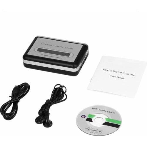 Cassette Player USB Cassette to MP3 Converter Capture Audio Music Player Convert music on tape to Computer Laptop Hot
